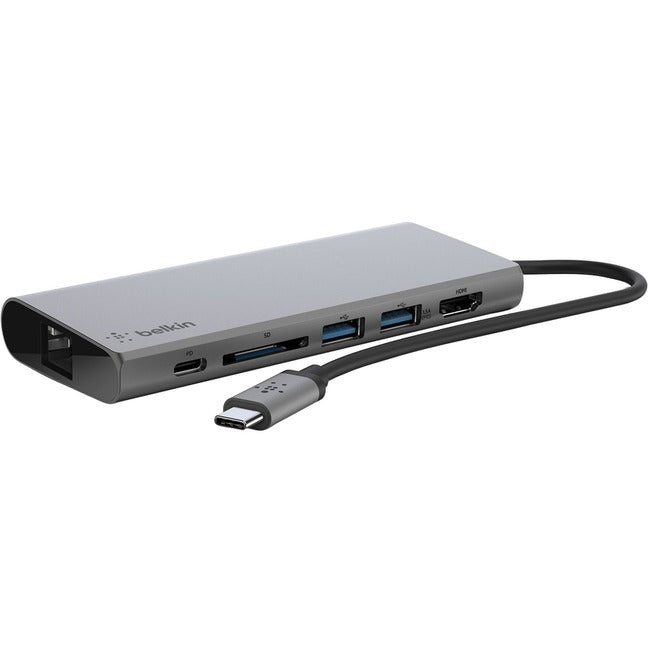 Belkin USB Type C Docking Station for Notebook - Memory Card Reader - SD - 60 W Belkin USB Type C Docking Station for Notebook - Memory Card Reader - SD - 60 W